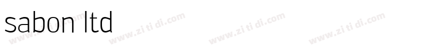 sabon ltd字体转换